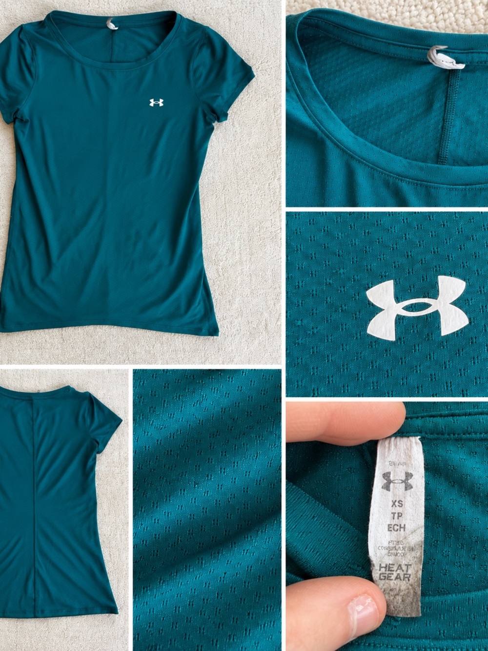 Under Armour Women's Teal Short Sleeve Performance Tee